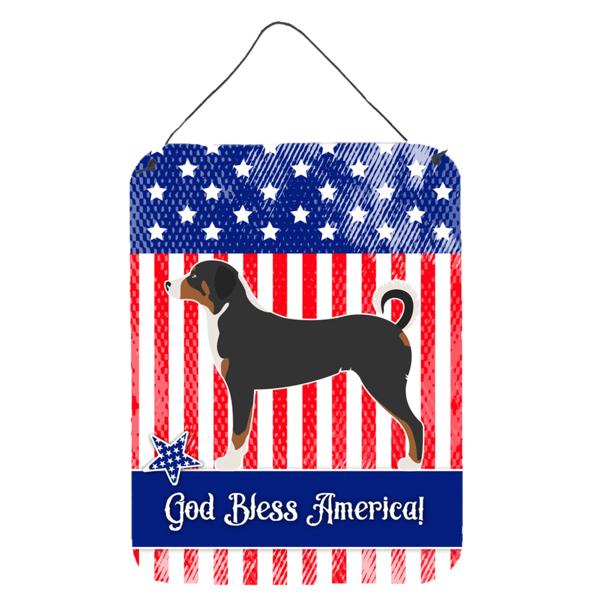 CarolineS Treasures Appenzeller Sennenhund American Metal Print, 16 Inch  Inch  X 12 Inch  Inch , Multicolor
