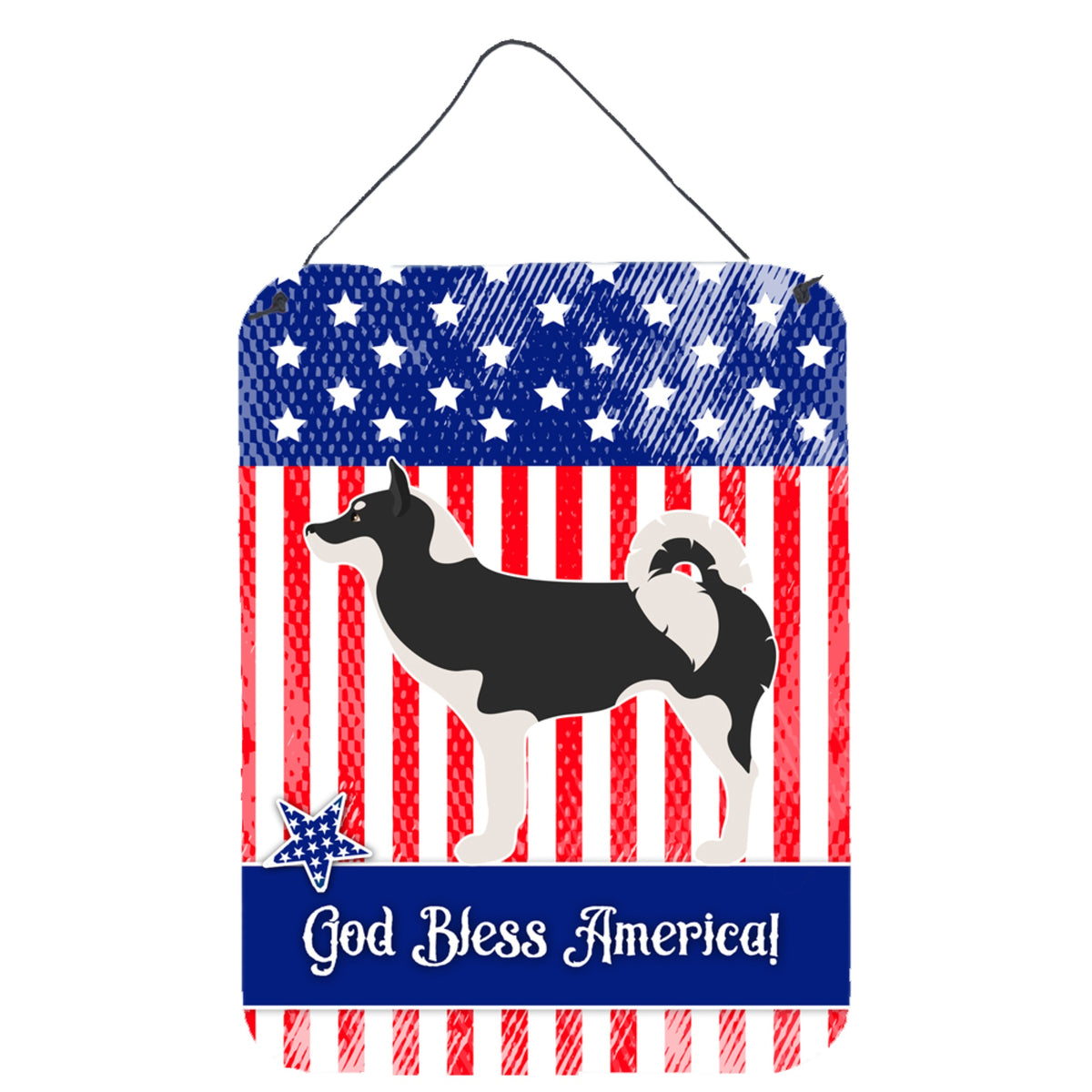 CarolineS Treasures Greenland Dog American Metal Print, 16 Inch  Inch  X 12 Inch  Inch , Multicolor