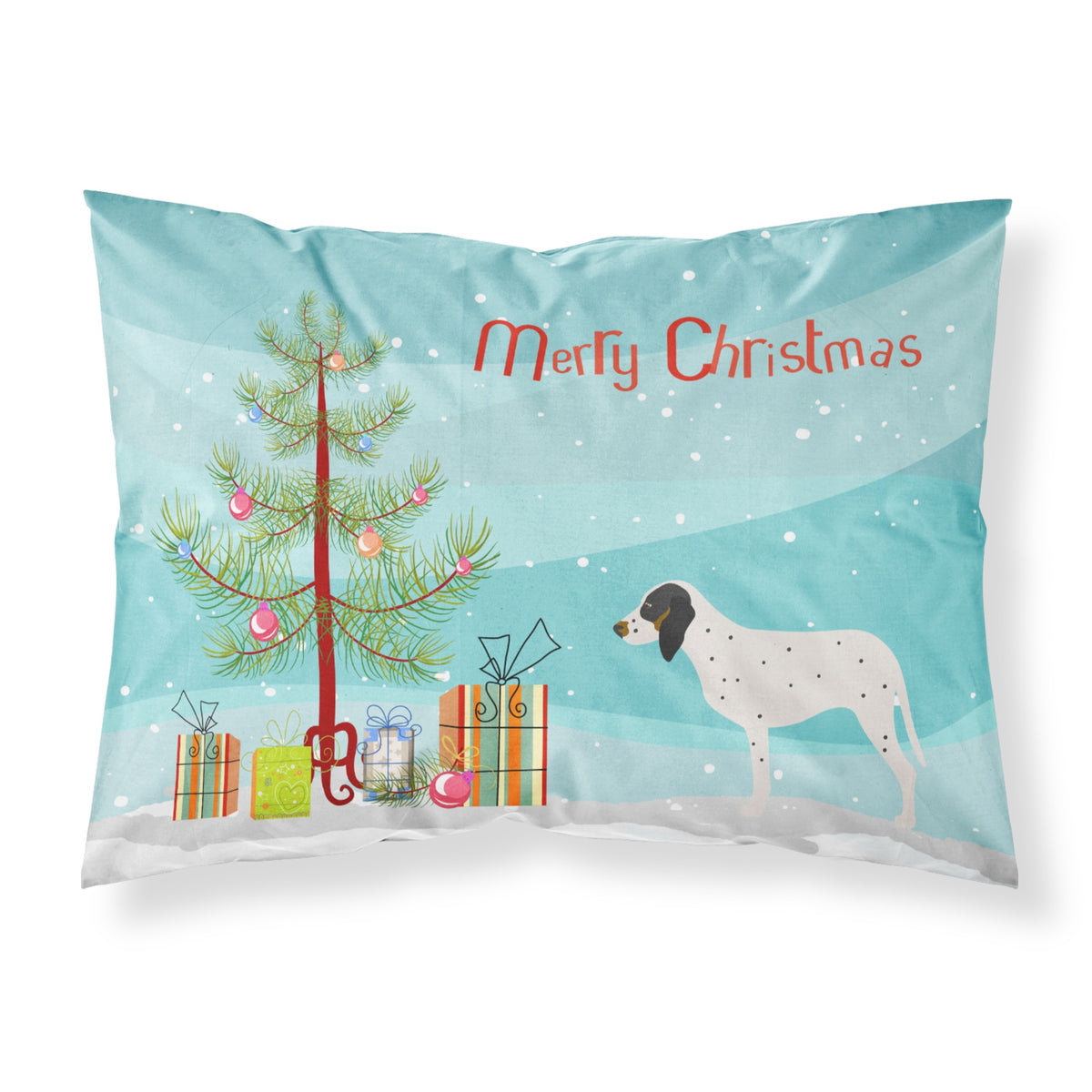 'Caroline'S Treasures Gascon Saintongeois Pillowcase, Standard, Christmas Tree'