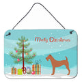 CarolineS Treasures Irish Terrier Metal Print, 8Hx12W, Christmas Tree