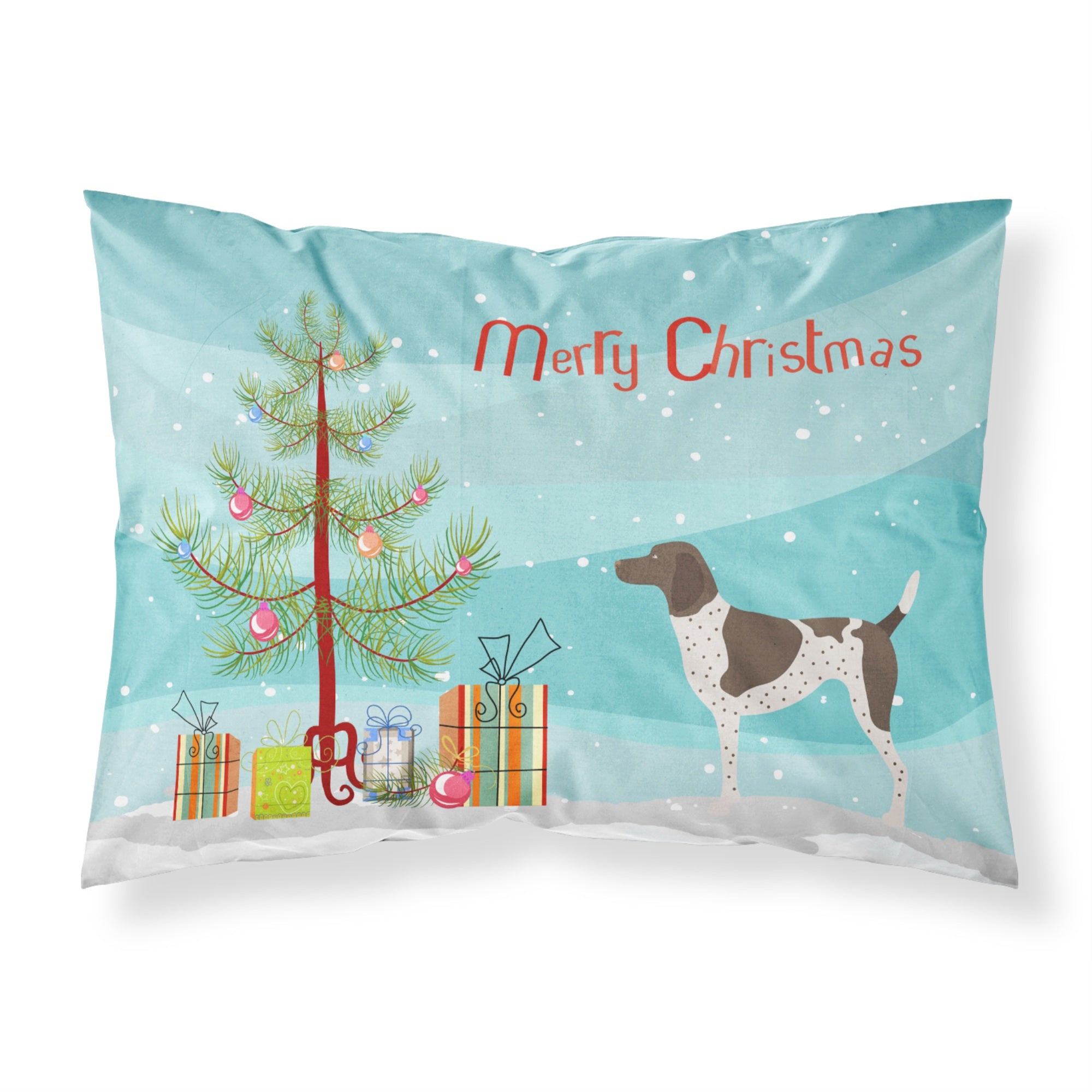 'Caroline'S Treasures German Shorthaired Pointer Christmas Pillowcase, Standard, Tree'