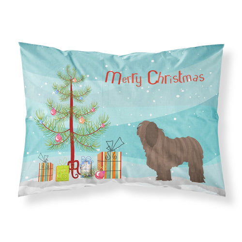 'Caroline'S Treasures Bergamasco Shepherd Pillowcase, Standard, Christmas Tree'
