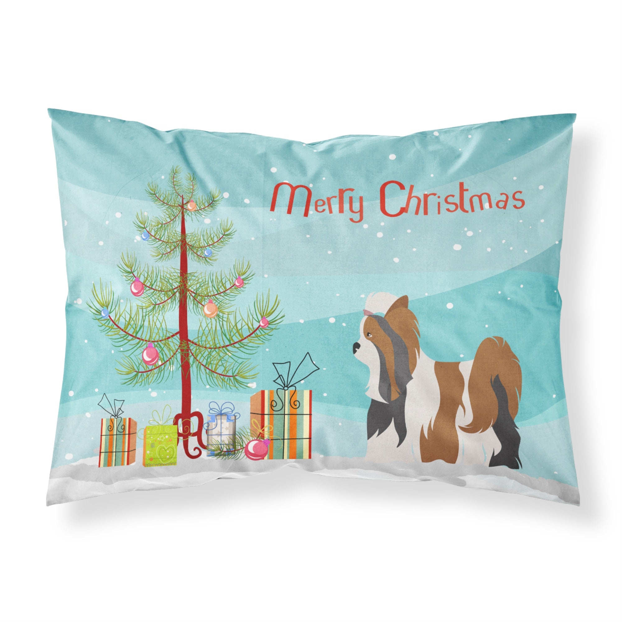 'Caroline'S Treasures Biewer Terrier Christmas Pillowcase, Standard, Tree'