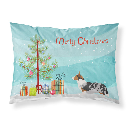 'Caroline'S Treasures Welsh Corgi Cardigan Pillowcase, Standard, Christmas Tree'