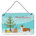 CarolineS Treasures Pembroke Welsh Corgi Metal Print, 8Hx12W, Christmas Tree