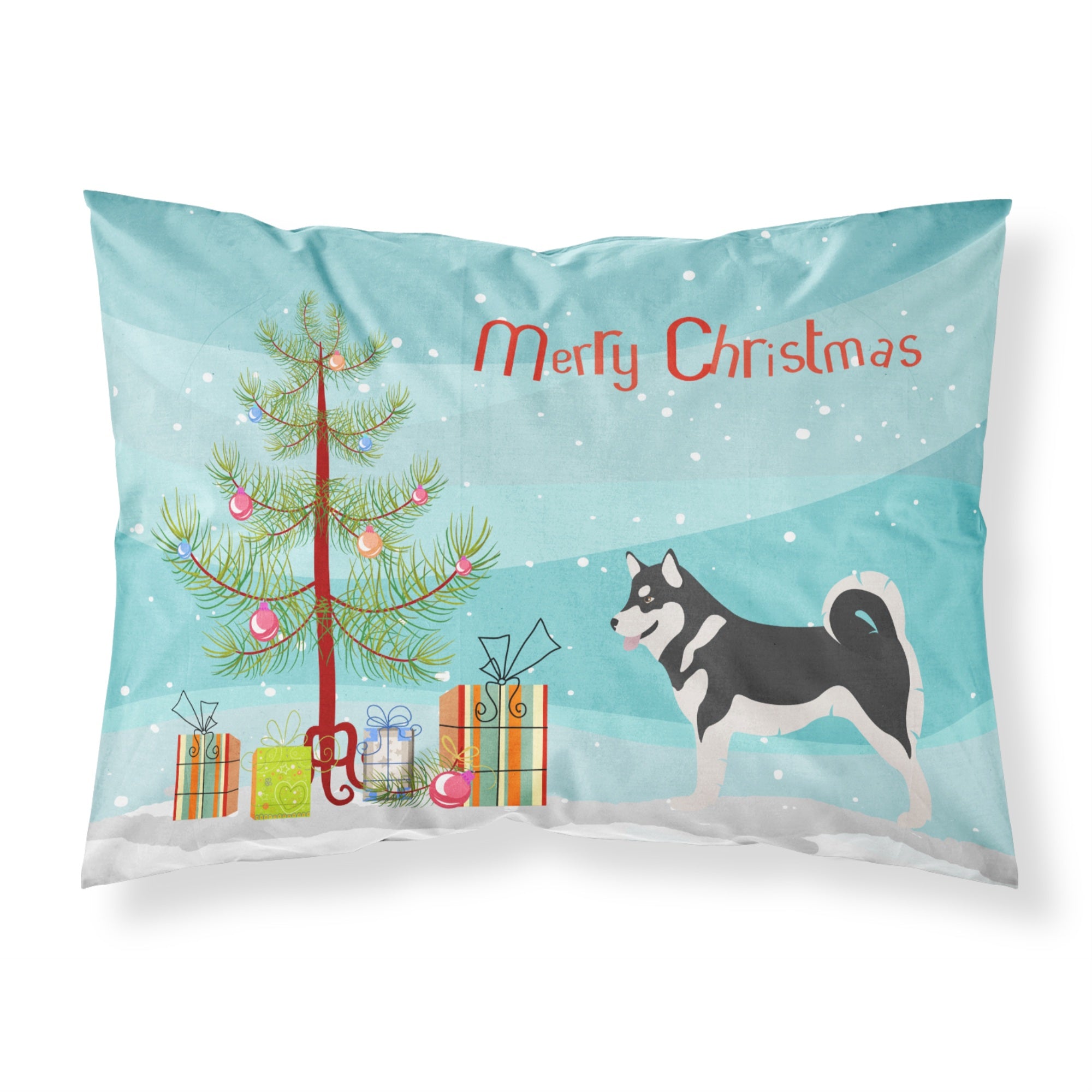 'Caroline'S Treasures Alaskan Malamute Christmas Pillowcase, Standard, Tree'