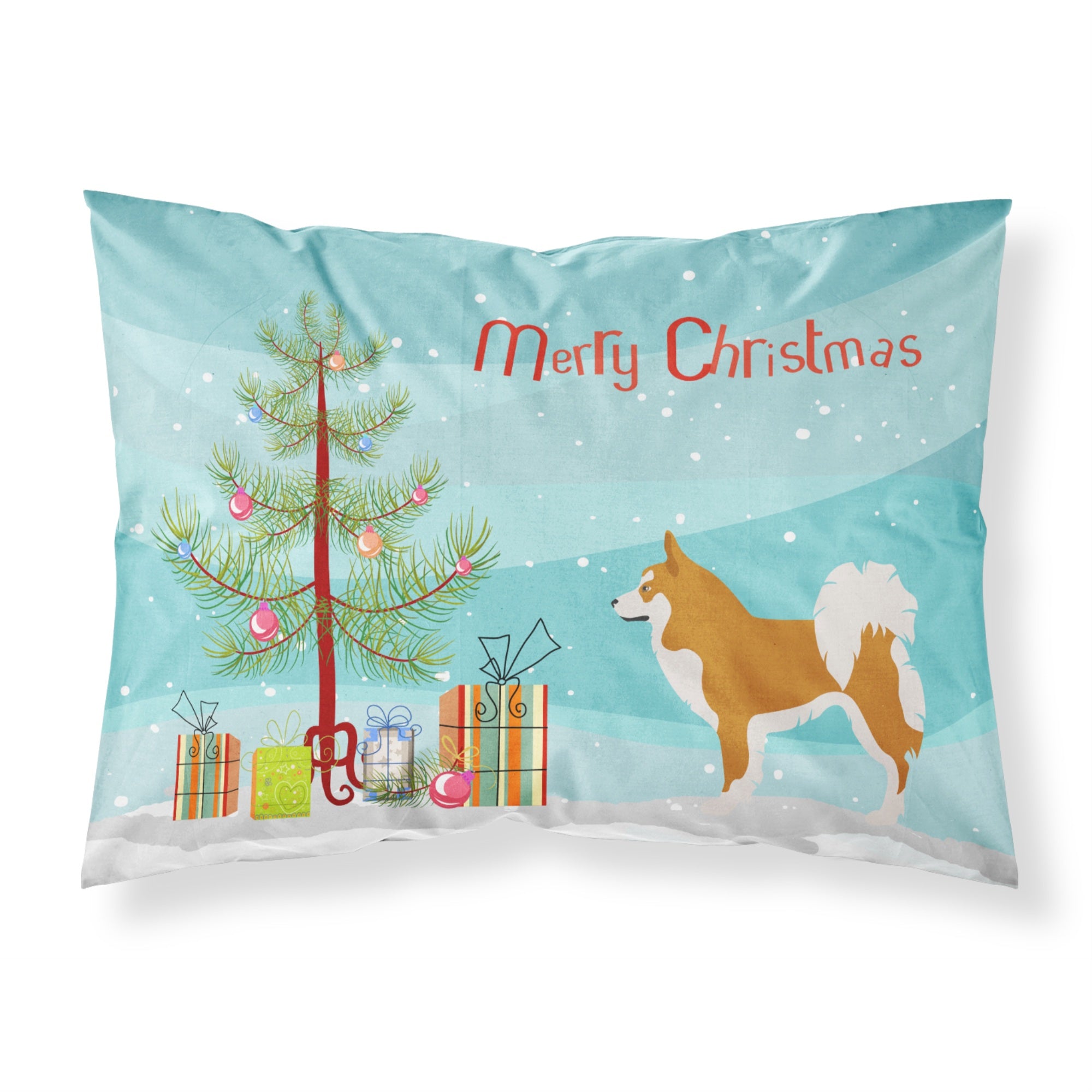 'Caroline'S Treasures Icelandic Sheepdog Pillowcase, Standard, Christmas Tree'