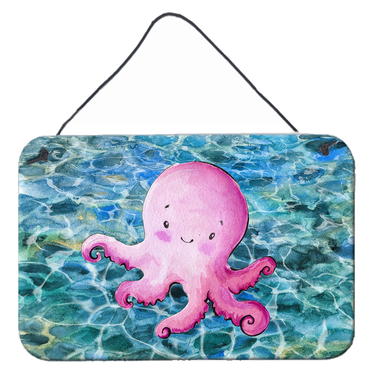 CarolineS Treasures Octopus Metal Print, 8 Inch  Inch  X 12 Inch  Inch , Multicolor