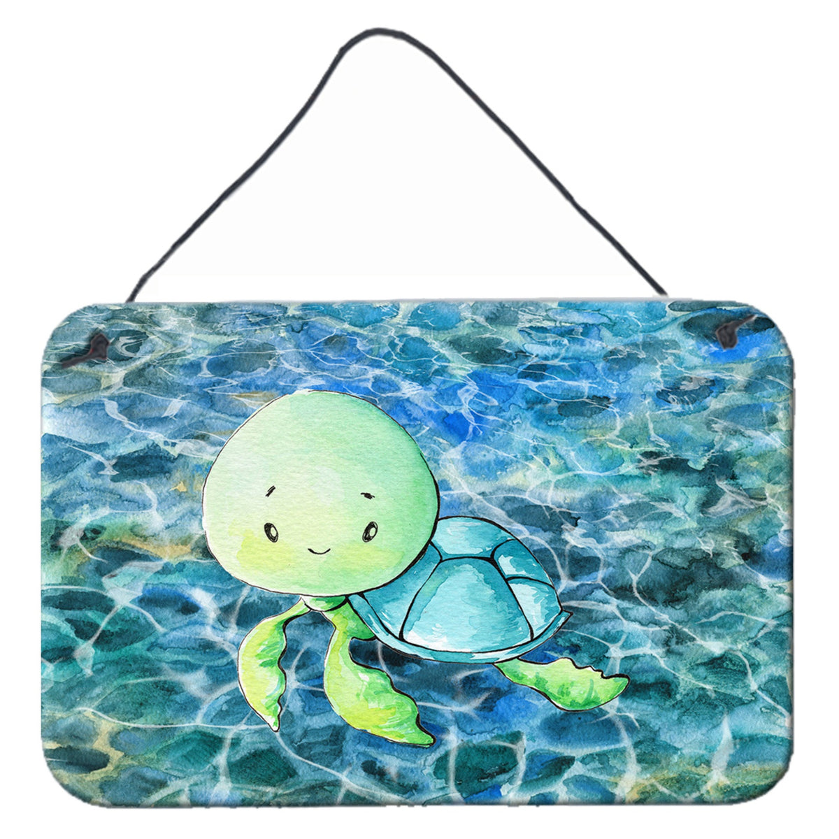 CarolineS Treasures Sea Turtle Metal Print, 8 Inch  Inch  X 12 Inch  Inch , Multicolor