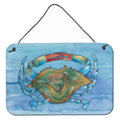 CarolineS Treasures Blue Crab Metal Print, 8 Inch  Inch  X 12 Inch  Inch , Multicolor
