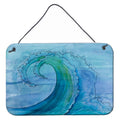 CarolineS Treasures Abstract Wave Metal Print, 8 Inch  Inch  X 12 Inch  Inch , Multicolor