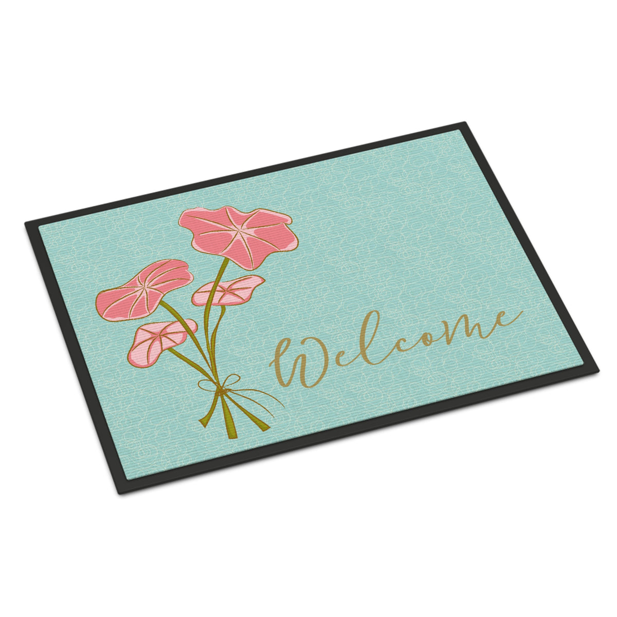 CarolineS Treasures Bunch Of Flowers Welcome Doormat 24 Inch  Inch  X 36 Inch  Inch  Multicolor