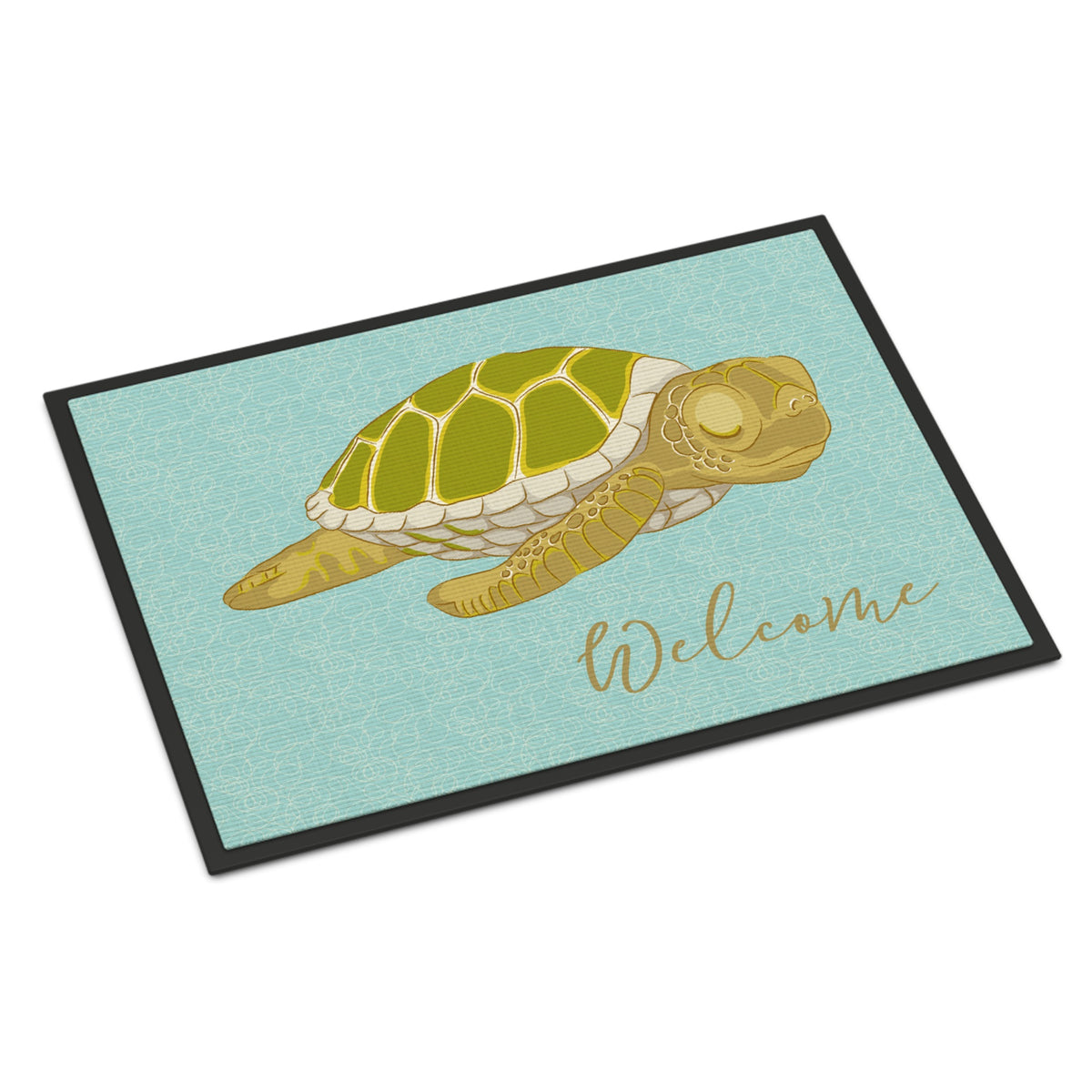 CarolineS Treasures Sea Turtle Welcome Doormat 24 Inch  Inch  X 36 Inch  Inch  Multicolor