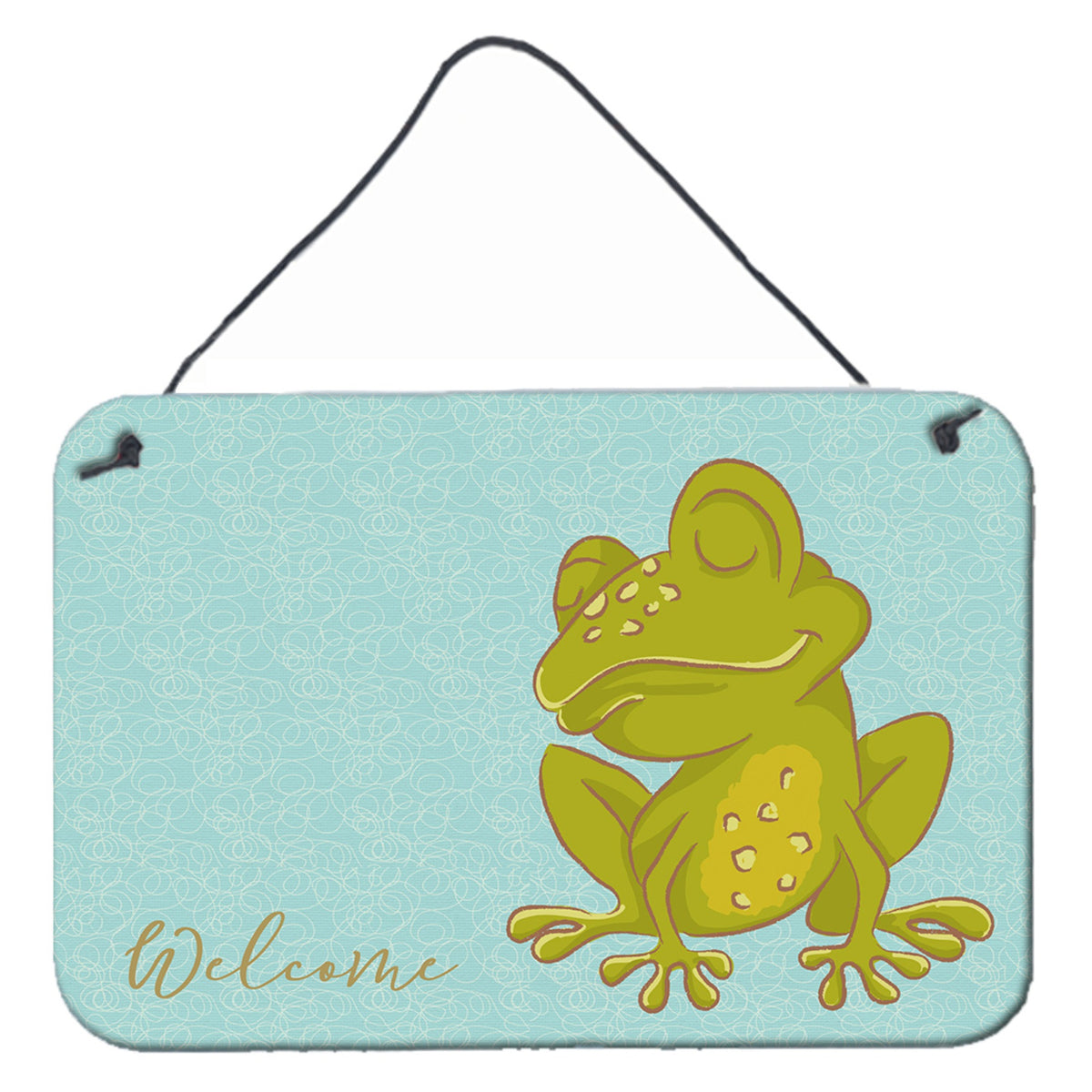 CarolineS Treasures Fog Welcome Metal Print, 8 Inch  Inch  X 12 Inch  Inch , Multicolor