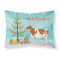 'Caroline'S Treasures Ayrshire Cow Christmas Pillowcase, Standard, Multicolor'