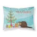 'Caroline'S Treasures ''Eurasian Beaver Christmas'' Pillowcase, Standard, Multicolor'