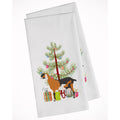 Anglonubian Nubian Goat Christmas White Kitchen Towel Set of 2