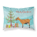 'Caroline'S Treasures Oberhasli Goat Christmas Pillowcase, Standard, Multicolor'