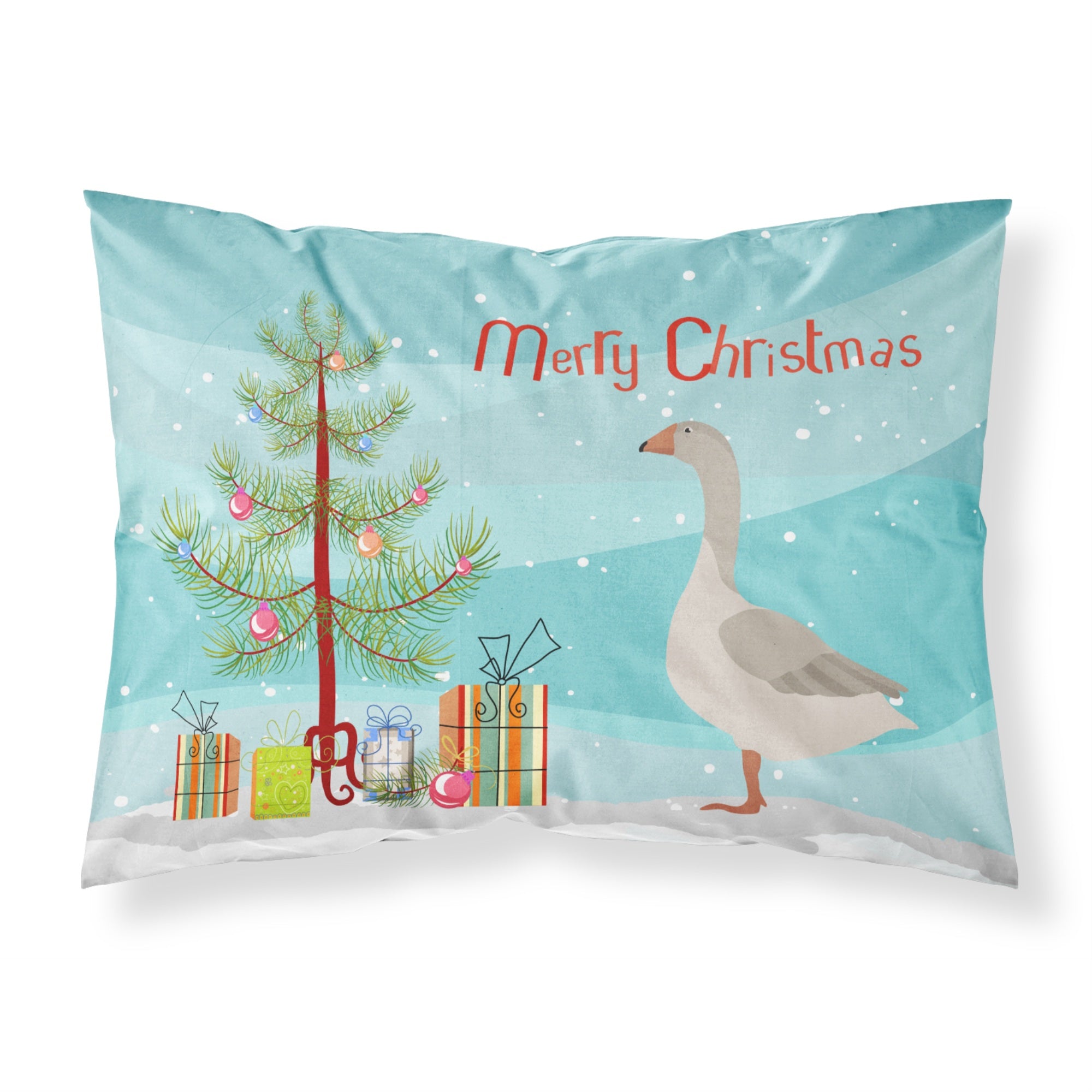 'Caroline'S Treasures Steinbacher Goose Christmas Pillowcase, Standard, Multicolor'