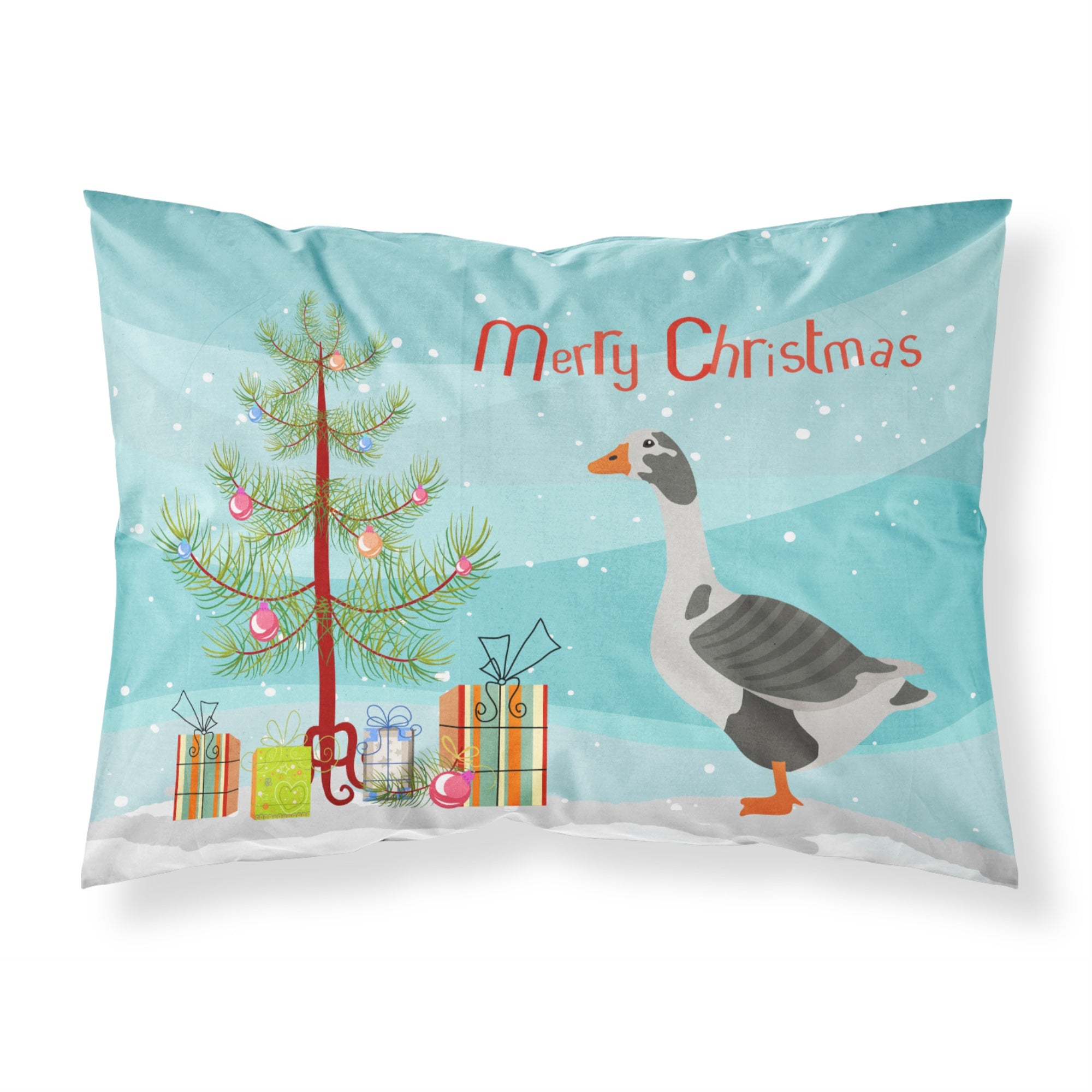 'Caroline'S Treasures West Of England Goose Christmas Pillowcase, Standard, Multicolor'