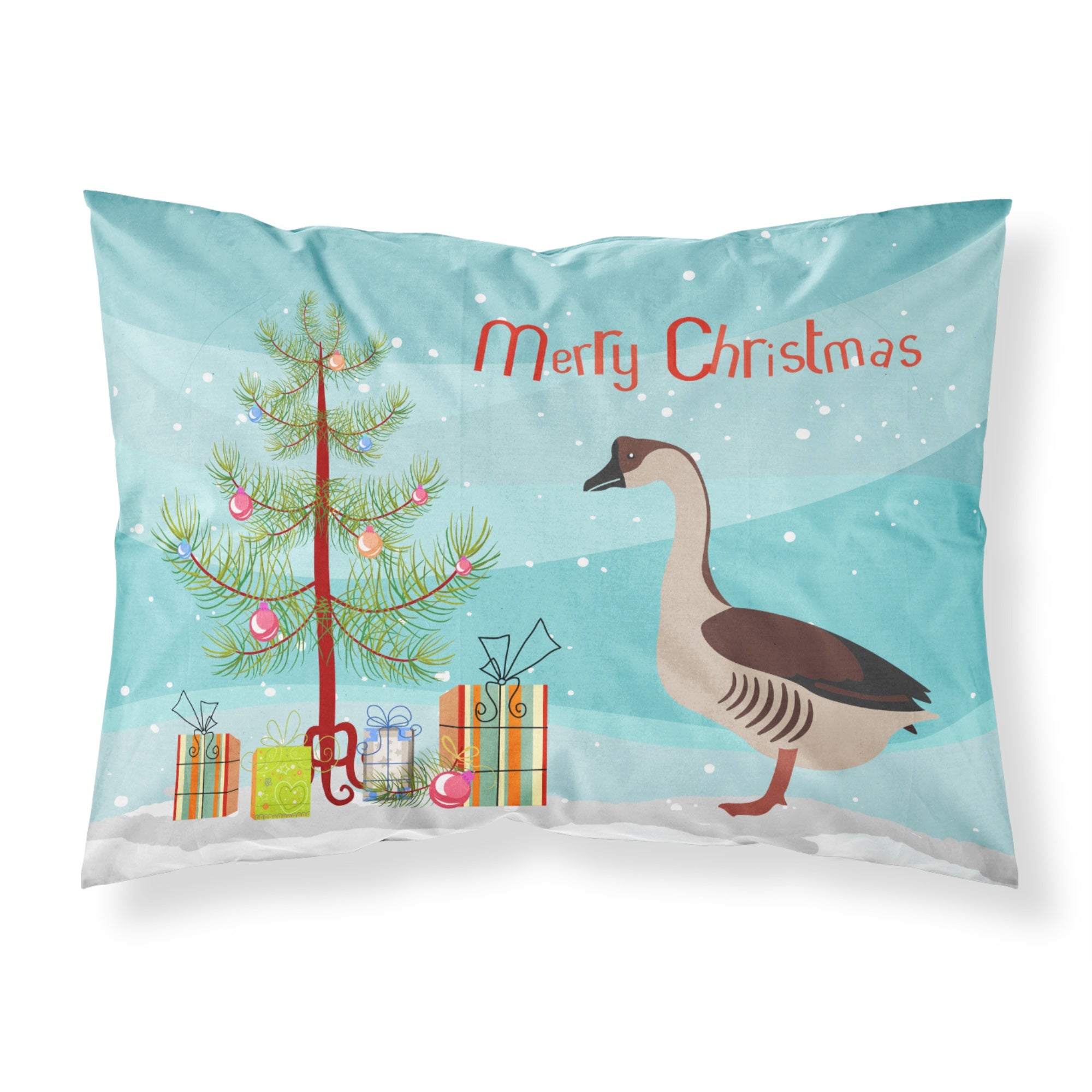 'Caroline'S Treasures Chinese Goose Christmas Pillowcase, Standard, Multicolor'