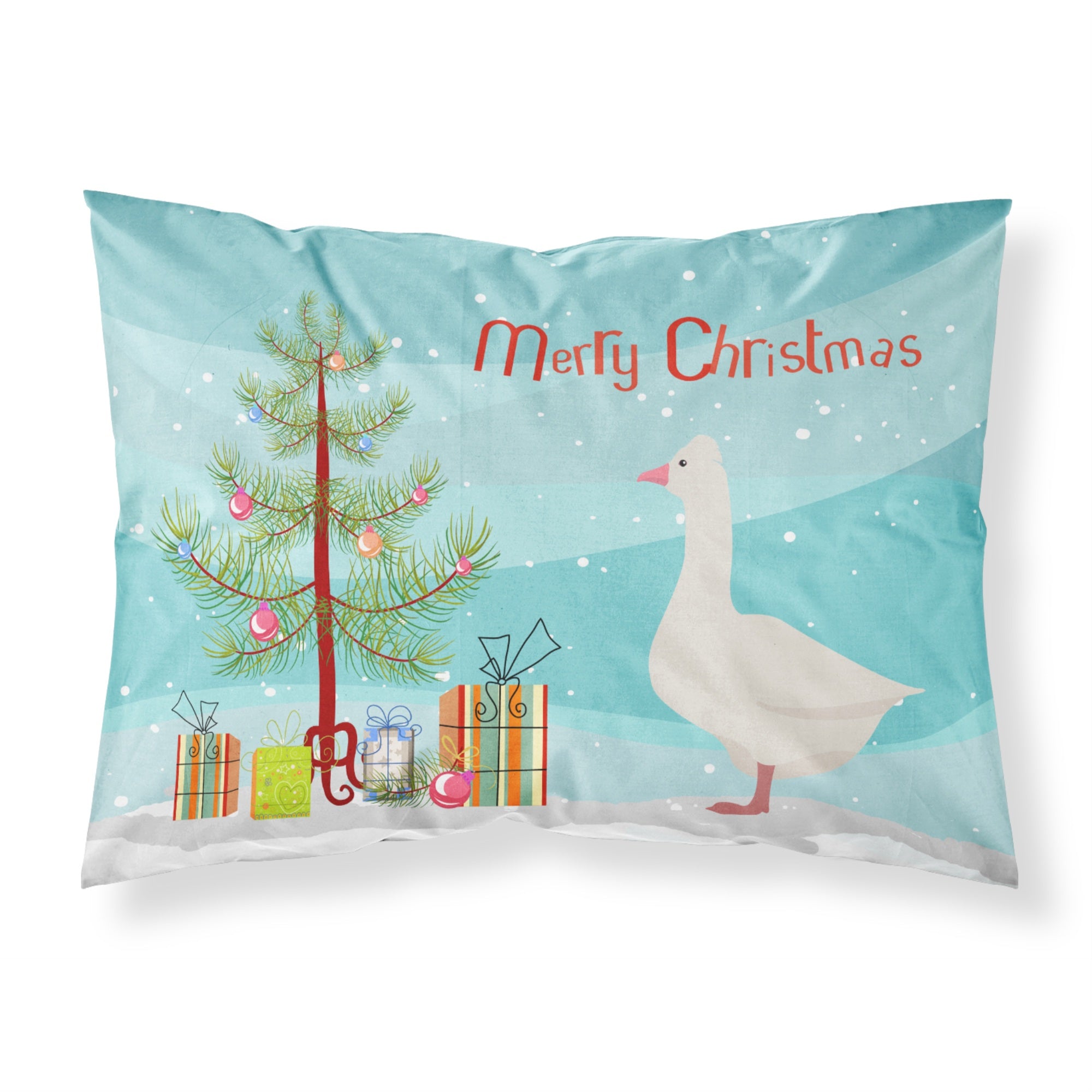 'Caroline'S Treasures Roman Goose Christmas Pillowcase, Standard, Multicolor'