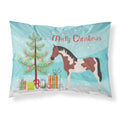 'Caroline'S Treasures ''Pinto Horse Christmas'' Pillowcase, Standard, Multicolor'