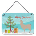 CarolineS Treasures Llama Christmas Metal Print, 8 Inch  Inch  X 12 Inch  Inch