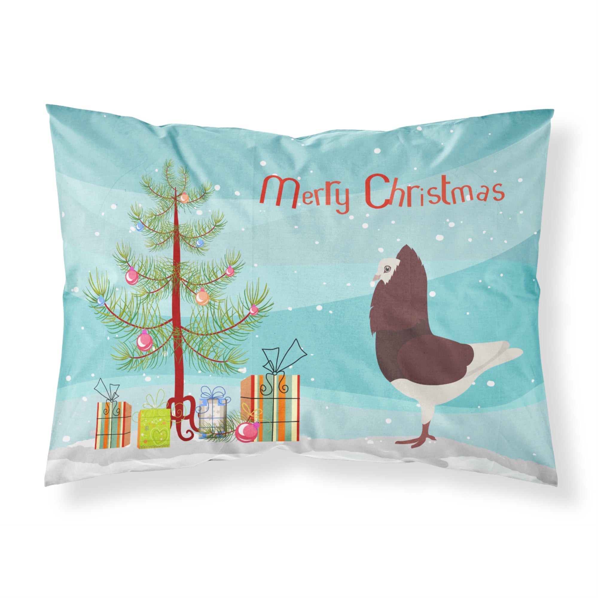 'Caroline'S Treasures Capuchin Red Pigeon Christmas Pillowcase, Standard, Multicolor'