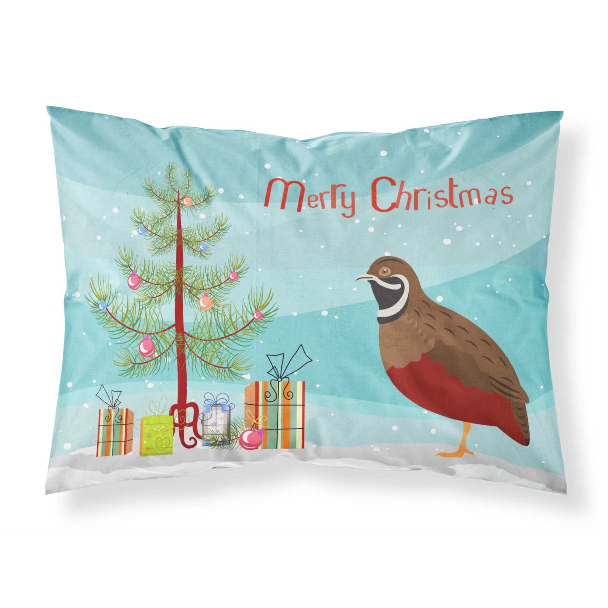 'Caroline'S Treasures Chinese Painted Or King Quail Christmas Pillowcase, Standard, Multicolor'
