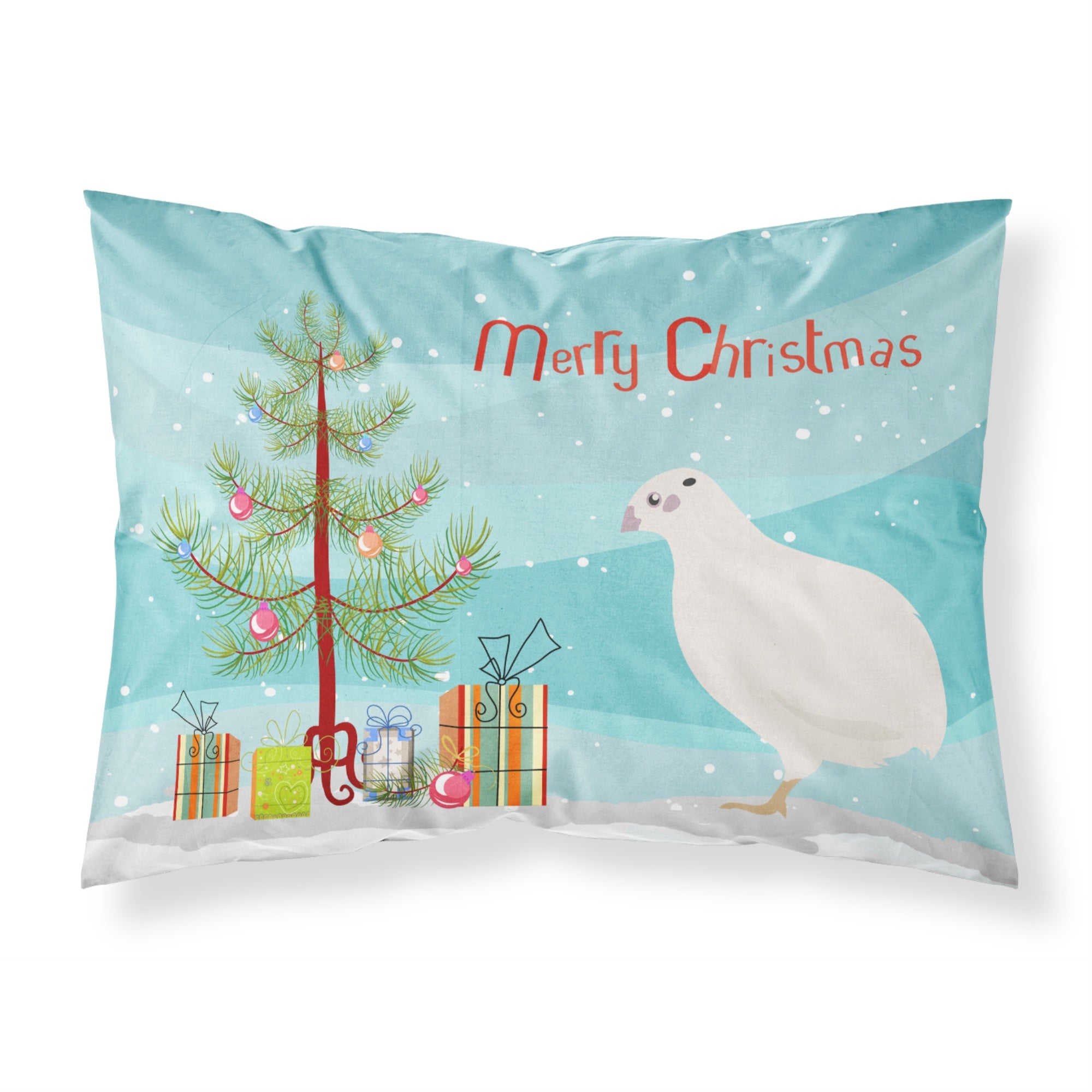 'Caroline'S Treasures Texas Quail Christmas Pillowcase, Standard, Multicolor'