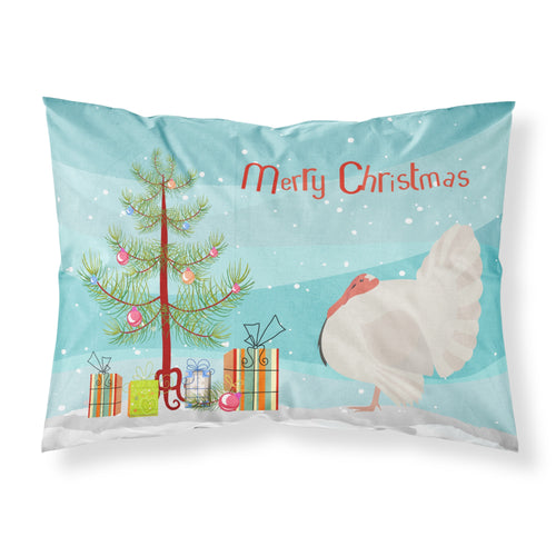 'Caroline'S Treasures White Holland Turkey Christmas Pillowcase, Standard, Multicolor'