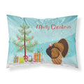 'Caroline'S Treasures Bronze Turkey Christmas Pillowcase, Standard, Multicolor'