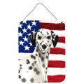 CarolineS Treasures Dalmatian Patriotic Metal Print, 16 Inch  Inch  X 12 Inch  Inch , Multicolor