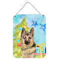 CarolineS Treasures German Shepherd Christmas Metal Print, 16 Inch  Inch  X 12 Inch  Inch , Multicolor