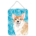 CarolineS Treasures Corgi Winter Metal Print, 16 Inch  Inch  X 12 Inch  Inch , Multicolor