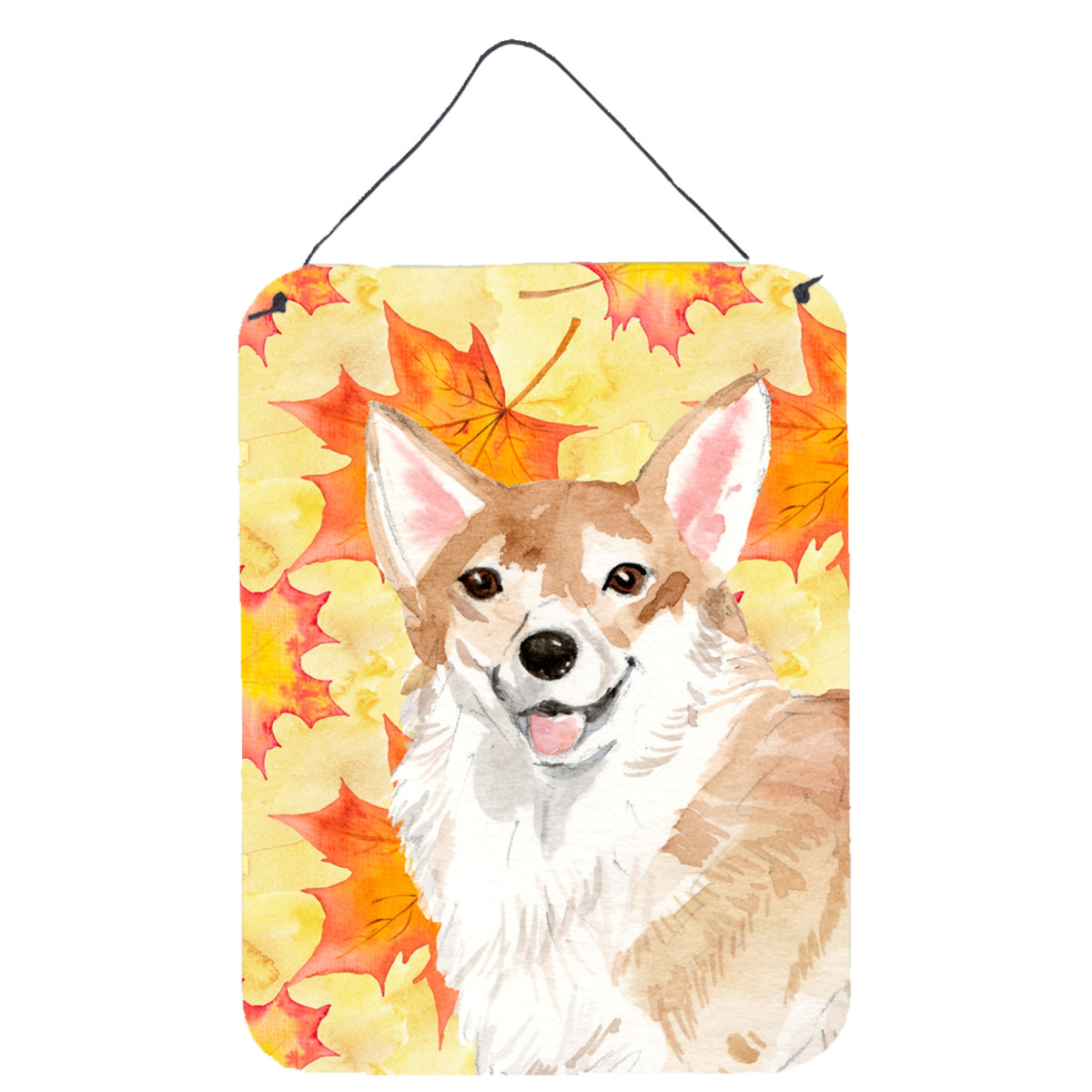 CarolineS Treasures Corgi Fall Metal Print, 16 Inch  Inch  X 12 Inch  Inch , Multicolor
