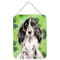 CarolineS Treasures Black Parti St. PatrickS Metal Print, 16 Inch  Inch  X 12 Inch  Inch , Multicolor