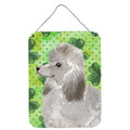 CarolineS Treasures Grey Standard Poodle St. PatrickS Metal Print, 16 Inch  Inch  X 12 Inch  Inch , Multicolor