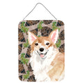 CarolineS Treasures Corgi Pine Cones Metal Print, 16 Inch  Inch  X 12 Inch  Inch , Multicolor