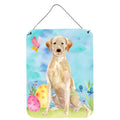 CarolineS Treasures Yellow Labrador Easter Metal Print, 16 Inch  Inch  X 12 Inch  Inch , Multicolor