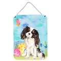 CarolineS Treasures Tricolor Cavalier Spaniel Easter Metal Print, 16 Inch  Inch  X 12 Inch  Inch , Multicolor
