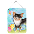 CarolineS Treasures Long Haired Chihuahua Easter Metal Print, 16 Inch  Inch  X 12 Inch  Inch , Multicolor