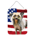 CarolineS Treasures Chinese Crested Patriotic Metal Print, 16 Inch  Inch  X 12 Inch  Inch , Multicolor