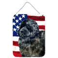 CarolineS Treasures Newfoundland Patriotic Metal Print, 16 Inch  Inch  X 12 Inch  Inch , Multicolor