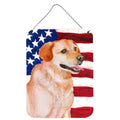 CarolineS Treasures Labrador Retriever Patriotic Metal Print, 16 Inch  Inch  X 12 Inch  Inch , Multicolor