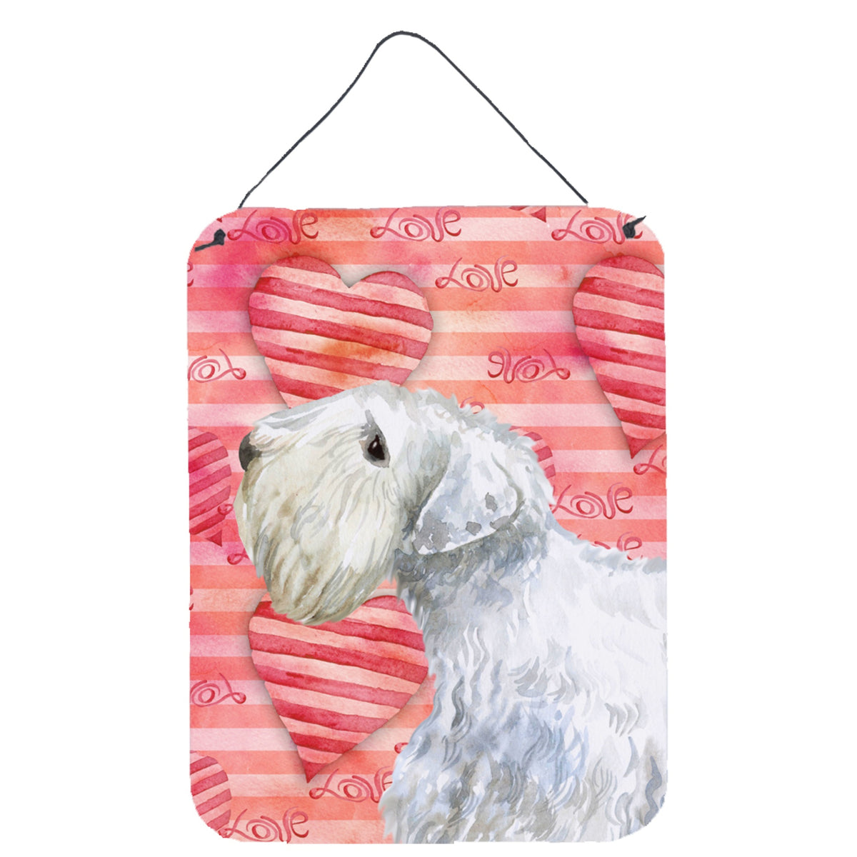CarolineS Treasures Sealyham Terrier Love Metal Print, 16 Inch  Inch  X 12 Inch  Inch , Multicolor