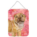 CarolineS Treasures Shar Pei Puppy Love Metal Print, 16 Inch  Inch  X 12 Inch  Inch , Multicolor