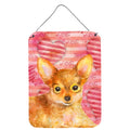 CarolineS Treasures Toy Terrier Love Metal Print, 16 Inch  Inch  X 12 Inch  Inch , Multicolor