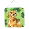 CarolineS Treasures Chihuahua Metal Print, 6H X 6W, St PatrickS Day